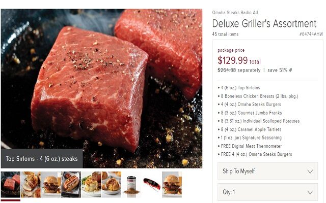 Omaha Steaks are a GREAT (and easy) holiday gift!!!