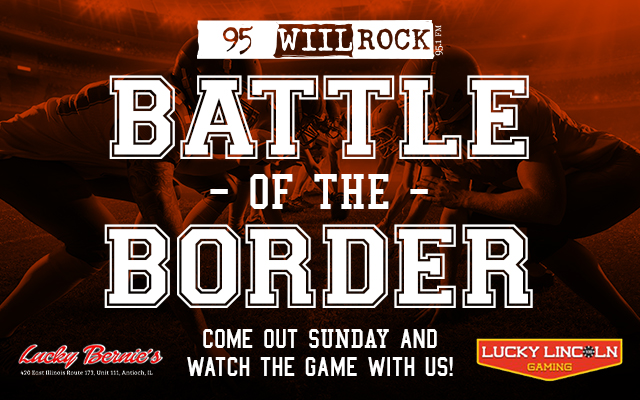 <h1 class="tribe-events-single-event-title">95 WIIL Rock’s Battle of the Border at Lucky Bernie’s</h1>