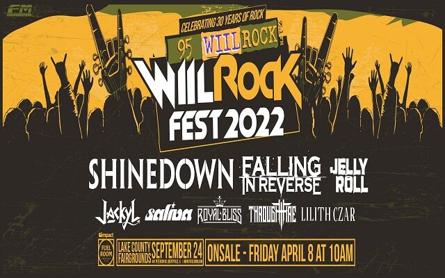 Win VIP TIX For WIIL ROCK FEST This Morning!