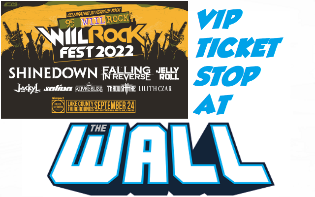 <h1 class="tribe-events-single-event-title">95 WIILROCK FEST VIP Ticket Stop at The Wall</h1>