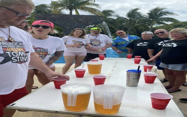 Play Flip Cup in PARADISE!  Cabin Fever Getaway 2023… LAST CALL!