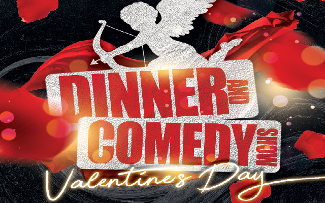 Just a month away… 95 WIIL ROCK Valentines Dinner & Comedy Show!