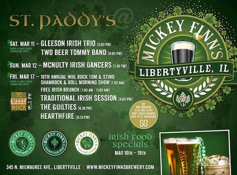 Watch St Paddy's Day LIVE from Mickey Finn's
