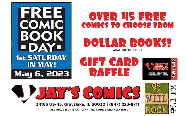 <h1 class="tribe-events-single-event-title">Free Comic Book Day at Jay’s Comics</h1>