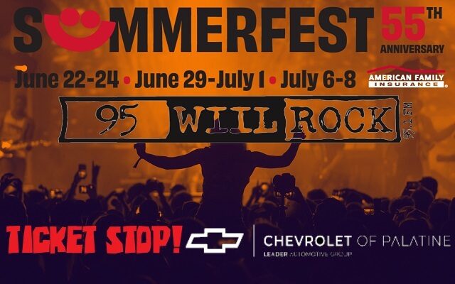 95 WIIL Rock Summerfest Ticket Stop and Car Show – Chevrolet of Palatine