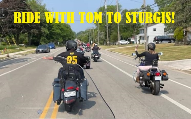<h1 class="tribe-events-single-event-title">Ride to Sturgis with Tom Kief from the 95 WIIL ROCK Morning Show!</h1>