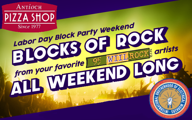 95 WIIL Rock Labor Day Block Party Weekend