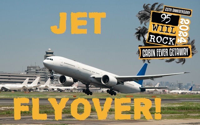 25th Anniversary Cabin Fever Getaway Jet Flyover!