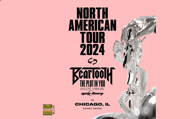 <h1 class="tribe-events-single-event-title">95 WIIL ROCK Presents: Beartooth!</h1>