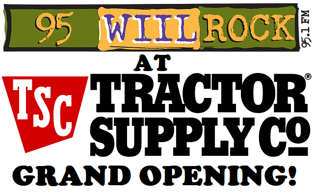 <h1 class="tribe-events-single-event-title">95 WIIL Rock at Tractor Supply Co. Grand Opening in Beach Park</h1>